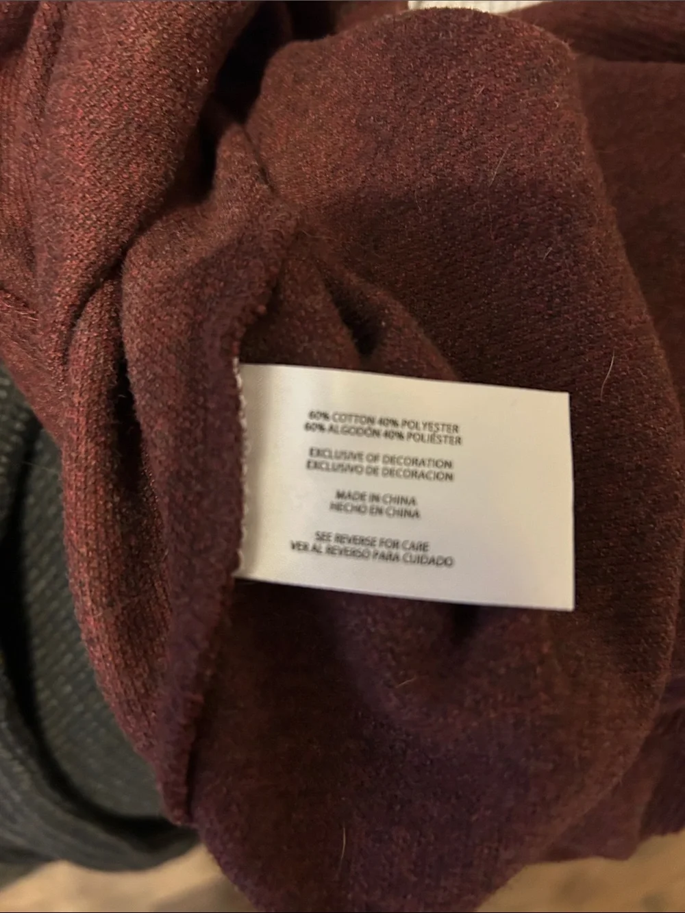 Banana Republic Men's Crewneck Sweater in Deep Burgundy